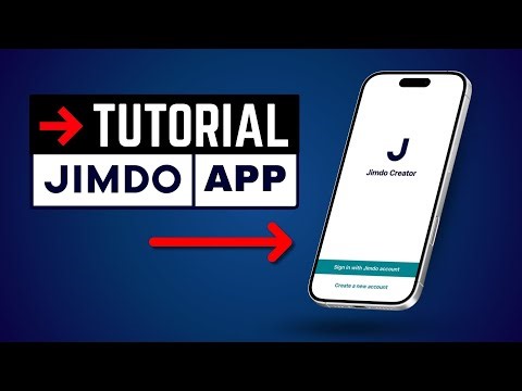 Jimdo App Tutorial: How To Create a Responsive Website with your Phone! (Step-By-Step)