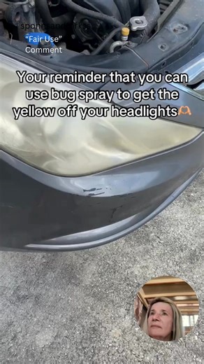 Cleaning Headlights with Bug Spray #bugspray #cleanheadlights #headlights #diyideas #howto | Blue Chrome Inc