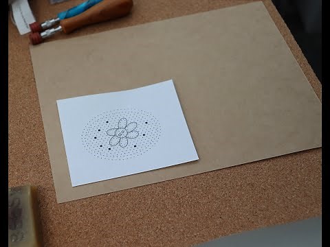 How to prepare a pattern to start bobbin lace