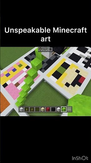 Unspeakable Minecraft art