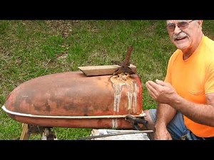 Farmall H Gas Tank Electrolysis Rust Removal