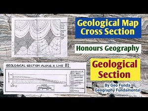 Geological Map Cross Section ll Geological Section ll Honours Geography ll By Geo Funda