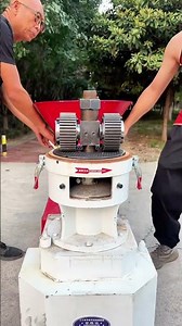 This video shows a complete process of feed production using a #pelletpress #delicious #tools