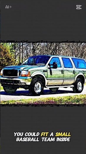 The Ford Excursion: The SUV That Was a Bus! 🤯🚐