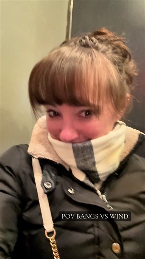 Bangs vs. Wind: A Hilarious Hair Transformation