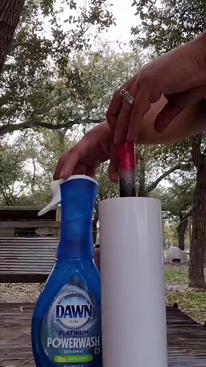 Innovative Dawn Dish Soap Spray Paint Trick Tutorial