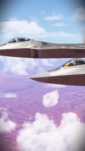 Two F-22 Raptors Flying Side by Side in an Extremely Close Formation! #f22 #f22raptor #aviation #aviationlovers | Aviation World