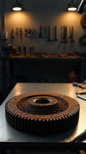 Rust Removal From An Old Metal Plate With Laser#rustrepair #rustwipeday#rustrestoration