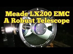 Meade LX200 EMC Classic 8" SCT Telescope/ Review & Observing Planet Jupiter