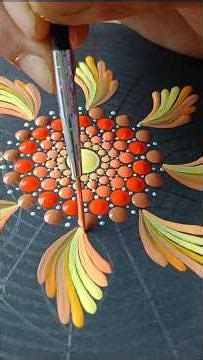 Dot mandala magic /easy and relaxing design #mandala #art #shortvideo