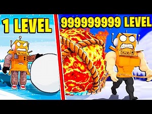 САМЫЙ ОГРОМНЫЙ В МИРЕ СНЕЖНЫЙ ШАР 999.999.999 КМ\\Ч КЛИКЕР СКОРОСТИ РОБЛОКС ЧЕЛЛЕНДЖ! ROBLOX