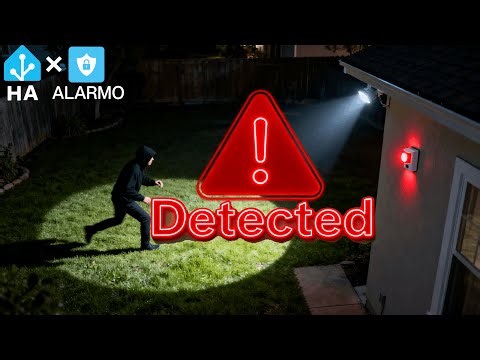 Setup a Backyard security system with Home Assistant & Alarmo
