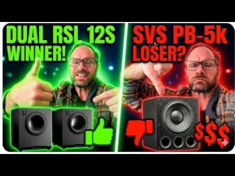 Can an $800 Sub BEAT a $2,500 SVS? (RSL Speedwoofer 12S Review).