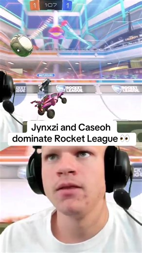 Jynxzi and Caseoh's Rocket League Domination