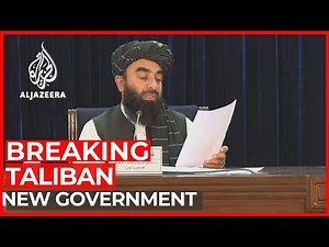#Afghanistan - Taliban announces new Afghan government | AL Jazeera Breaking