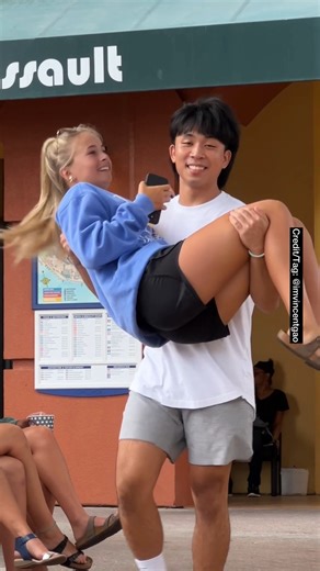 VINCENT GAO on Instagram: "I guess pranks aren't the only thing he pulls 😍"