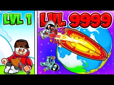 Upgrading NOOB To GOD In ROBLOX LUMBERJACK SIMULATOR..