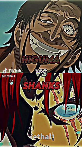One Piece Anime Edit featuring Shanks vs Higuma