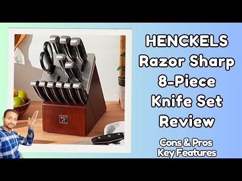 NEW HENCKELS Razor Sharp 8 Piece Knife Set Review - Top 5 Best Kitchen Knives under $100