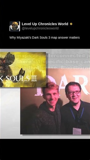 Why Miyazaki's Dark Souls 3 map answer matters