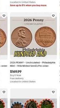 2026 Penny Worth Thousands? #rarecoins