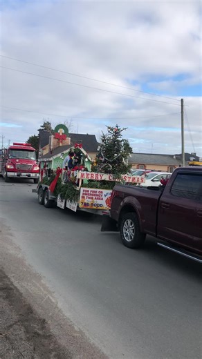 Newfoundland Mummers Float in Bay Roberts Christmas Parade