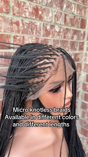 Micro Knotless Braids: Stylish and Versatile Options