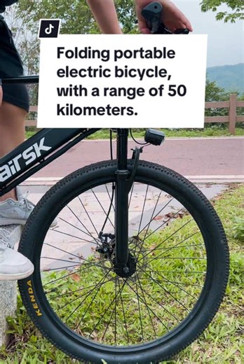 Folding Portable Electric Bicycle with 50 km Range