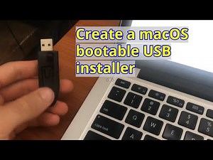 How to create a macOS bootable USB installer or recovery key