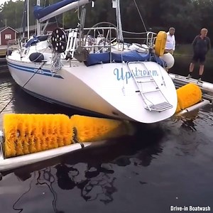 Take a look at this car wash for boats via Drive-in Boatwash | Interesting Engineering