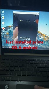 Just installed android os on my hp laptop
