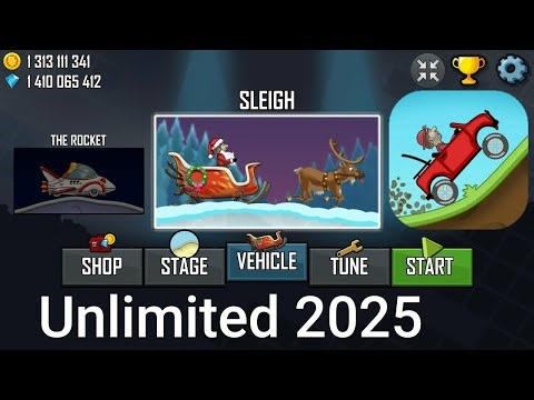 Hill climb racing for PC (Windows) Unlimited Coins + Gems, No cheat Engine, New crack 2025.