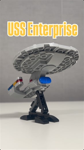 Obiblock on Instagram: "✨Lego USS Enterprise-D - mini MOC With the announcement of the first official Lego Star Trek set I made my own version of the iconic NCC-1701-D USS Enterprise! Should Lego make more Star Trek sets in the future?🤔 #lego #legomoc #legostartrek #startrek #startreklego #enterprise #ussenterprise"