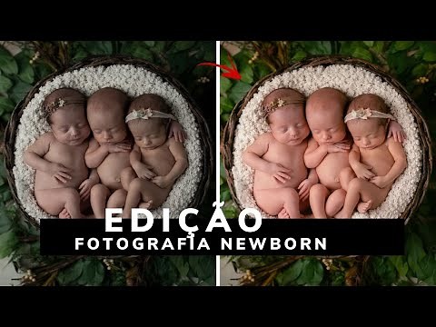 EDIÇÃO de Imagens: Ensaio NEWBORN | Tutorial completo nesse Aulão GRÁTIS