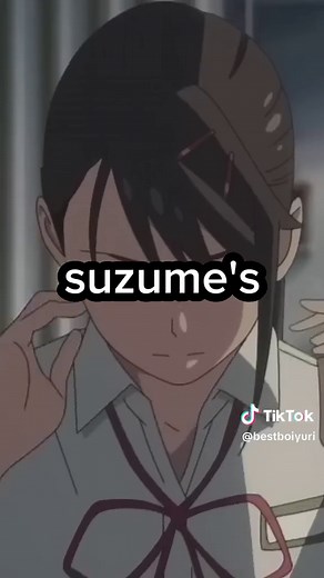 Suzume was supposed to be a Lesbian romance #suzume #suzumenotojimari #yourname #anime #fyp