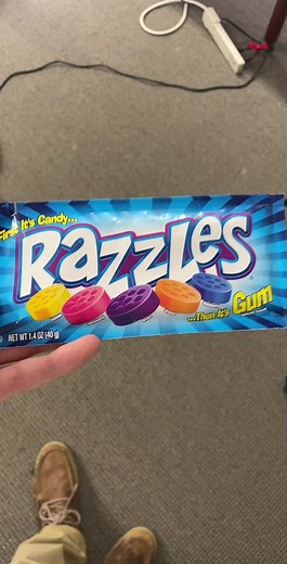 Trying Razzles Candy Prank - Hilarious Reaction!