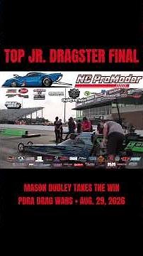 Mason Dudley Wins the PDRA Drag Wars Top Jr. Dragster Final