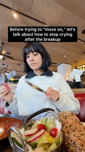 Before trying to "move on," let's talk about how to stop crying after the breakup