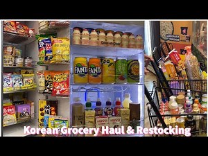 KOREAN GROCERY HAUL & RESTOCKING | Connh Cruz