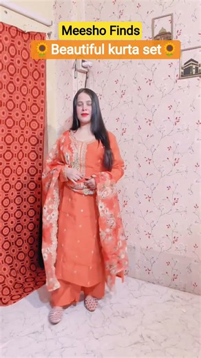 Beautiful kurta set in very affordable range from Meesho 💗#meesho #viralvideo #fashion #kurtaset
