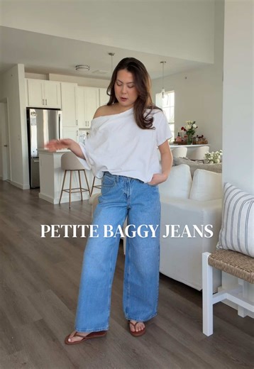 Perfect Petite Baggy Jeans for Short Girls
