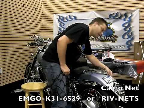 How to Secure Cargo without a Sissy Bar or a Saddle Bag? Motorcycle - Video Guide: Tip of the Week