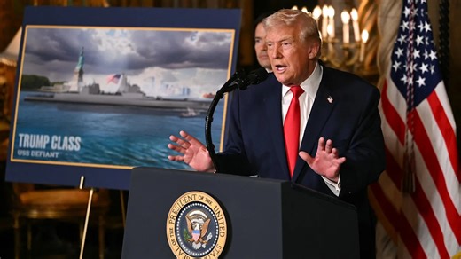 Trump unveils ‘Golden Fleet' of warships as pressure builds on Venezuela