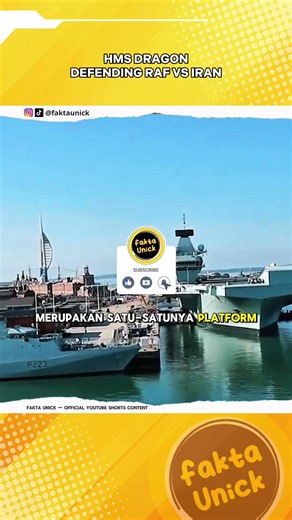 Inggris Kirim HMS Dragon Hadapi Serangan Iran di Pangkalan RAF