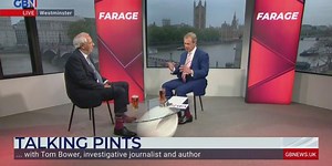 Tony Blair was terrible failure as PM even though everything was on his side, Tom Bower tells Nigel Farage