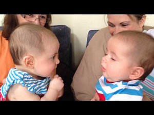 Twin Babies Talking