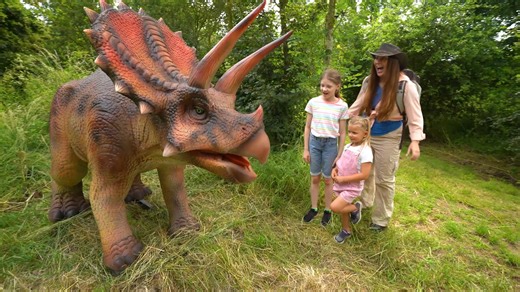 This summer, your PLAY@ Lower Drayton Farm ticket will include our MEGA Dino Discovery Maize Maze - featuring no less that EIGHT life-size dinos! Help our rangers find all the lost dinos as you navigate your way around the maze, dig for 'fossils', enjoy some dino crafts and meet modern-day 'dinos' in our awesome reptile talk. PLUS - Massive indoor play barns, acres of outdoor adventure play, animal talks & interactions, farm trailer rides and daily foam parties (weather permitting). Book your ti