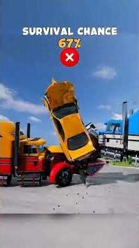 Vehicles VS ram plow trucks 😳😮☠️