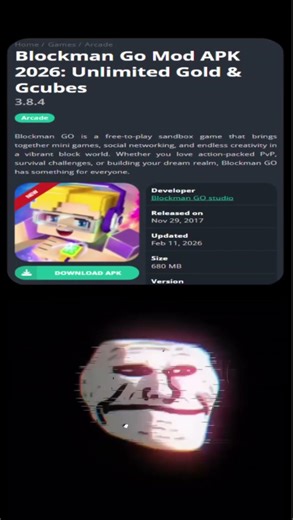 Blockman Go Unlimited GCubes Mod APK 2026 - Free Download!