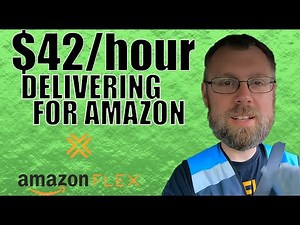 HIGH HOURLY PAY Delivering Amazon Flex Logistics / Amazon.com Package Delivery, Driving for Amazon